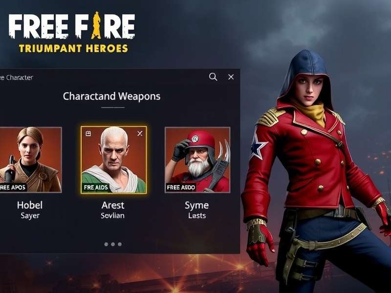 Free Fire Triumphant Heroes gameplay screenshot