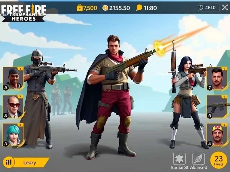 Free Fire Triumphant Heroes character roster